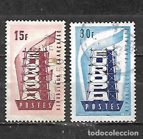 Sellos: 1956: Serie &rdquo;Emisi&oacute;n &rdquo;Europa&rdquo; (usado)