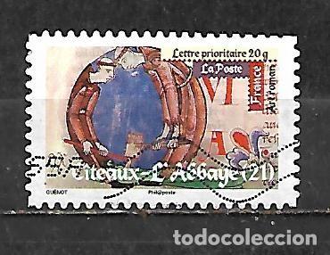 Sellos: 2010: El arte rom&aacute;nico. Adhesivos - Citeaux L&acute;Abbaye (usado)