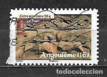 Sellos: 2010: El arte rom&aacute;nico. Adhesivos - Angoul&ecirc;me (usado)