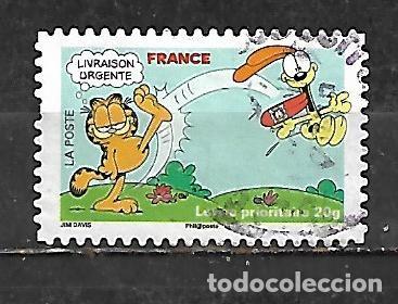 Sellos: 2008: C&oacute;mics. &rdquo;Sonrisas&rdquo; con el gato &rdquo;Garfield&rdquo; de Jim Davis. Adhesivos (usado)