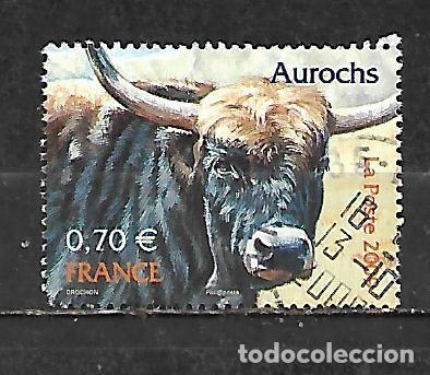 Sellos: 2009: Especies amenazadas de extinci&oacute;n - Uro (usado)
