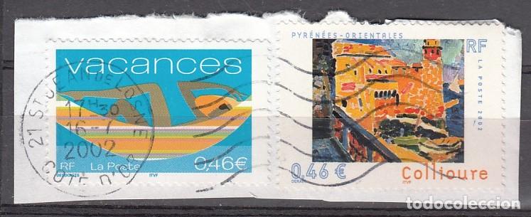 Sellos: FRANCIA 2002 - VACACIONES Y COLLIURE - 2 SELLOS