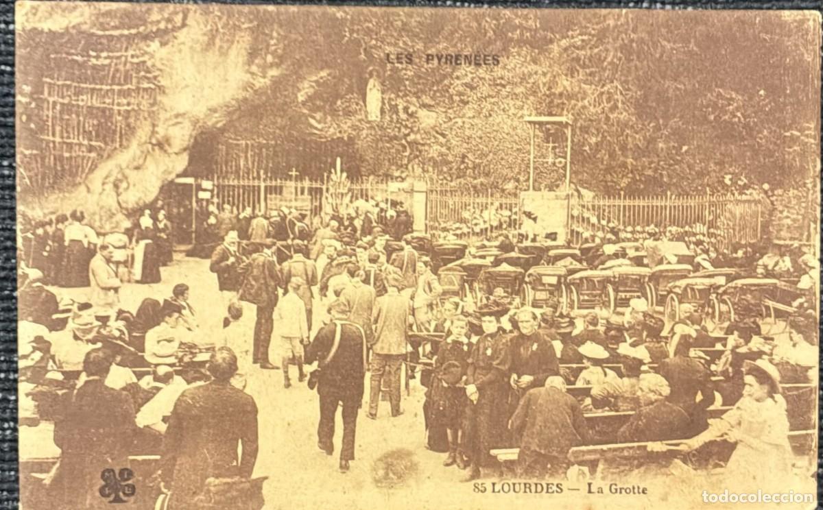 Sellos: TS.)1904, FRANCE, UNPOSTED POSTCARD, PRE-PRINTED WITH A MONOCHROME IMAGE OF THE &rdquo;GROTTO OF MASSABIEL