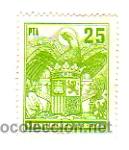 Briefmarken: POLIZA 25 PESETAS (PTA), F.N.M.T., 27 X 34 MM.