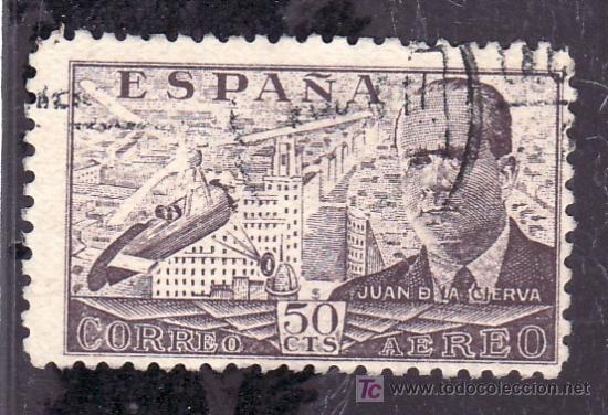 Sellos: espa&ntilde;a  943 usada, juan de la cierva - Foto 1