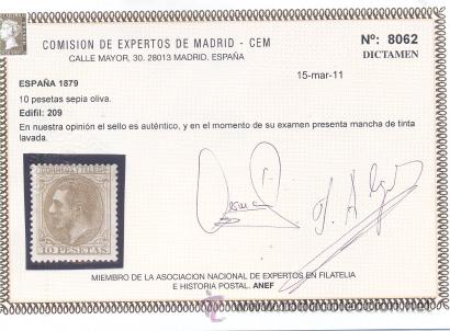 Sellos: EDIFIL 209 * - Foto 2