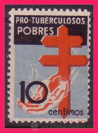 Sellos: 1937 Protuberculosos, Edifil n&ordm; 840 * - Foto 1