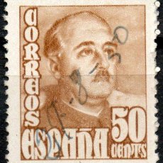 Sellos: 1022 / 50 CENTS GENERAL FRANCO. Lote 35721633