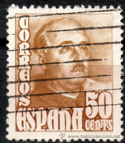 Sellos: 1022 / 50 CENTS GENERAL FRANCO - Foto 1