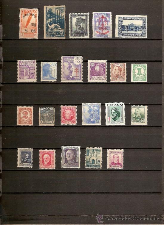 Sellos: CONJUNTO SELLOS ESPA&Ntilde;A 1&ordm; CENTENARIO - Foto 1