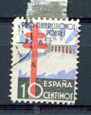 Sellos: Edifil 866. Protuberculosos. Usado. - Foto 1