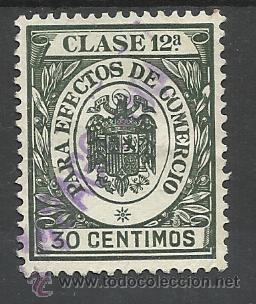 Sellos: clase 12 para efectos de comercio 30 cts - Foto 1