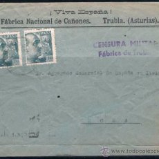 Sellos: 1940 TRUBIA (ASTURIAS) A ROMA
