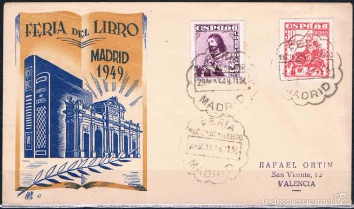 Sellos: 1949.- MADRID A VALENCIA - Foto 1
