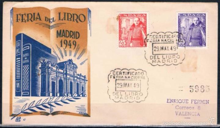 Sellos: 1949.-  MADRID A VALENCIA - Foto 1