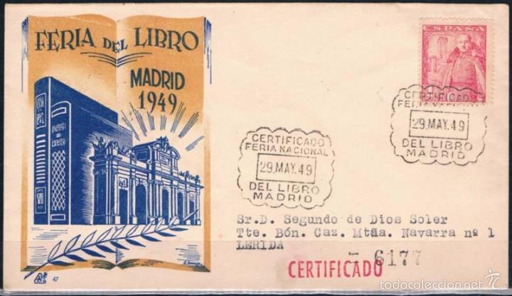 Sellos: 1949.-  MADRID A L&Eacute;RIDA - Foto 1