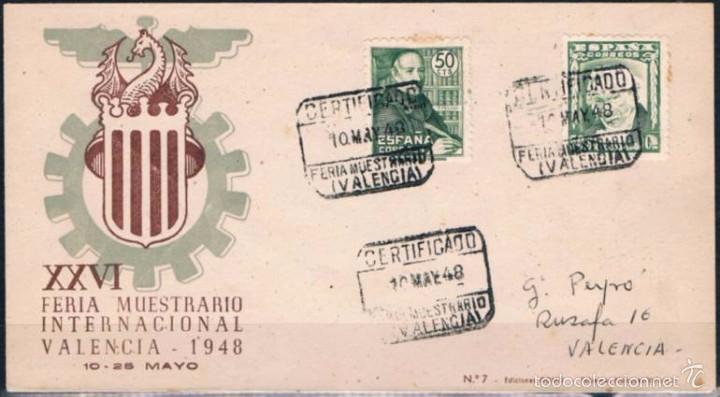 Sellos: 1948.-  VALENCIA INTERIOR - Foto 1