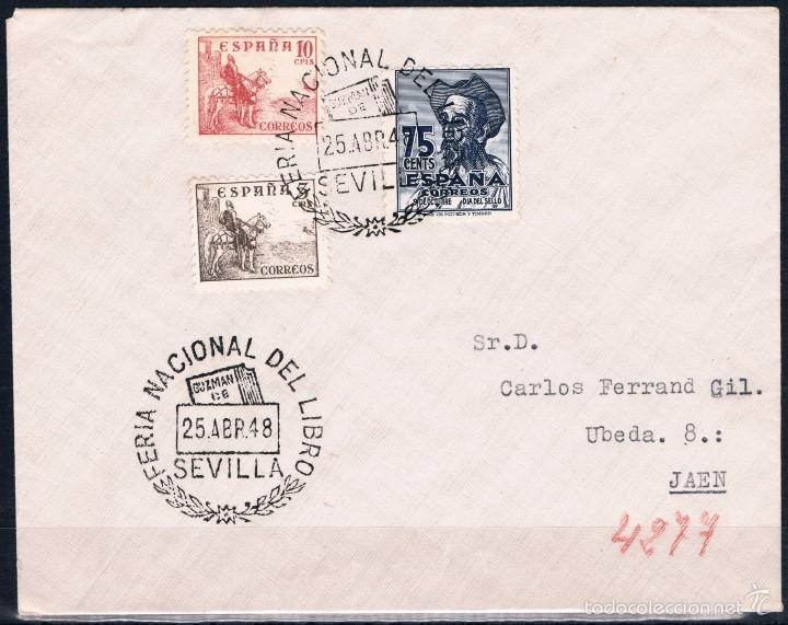 Sellos: 1948.-  SEVILLA A JA&Eacute;N - Foto 1