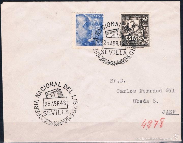 Sellos: 1948.-  SEVILLA A JA&Eacute;N - Foto 1