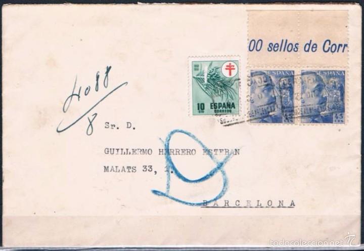 Sellos: 1950.-  BARCELONA INTERIOR - Foto 1