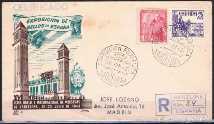 Sellos: 1949.- MADRID A BARCELONA - Foto 1
