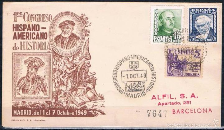 Sellos: 1949.- MADRID A BARCELONA - Foto 1