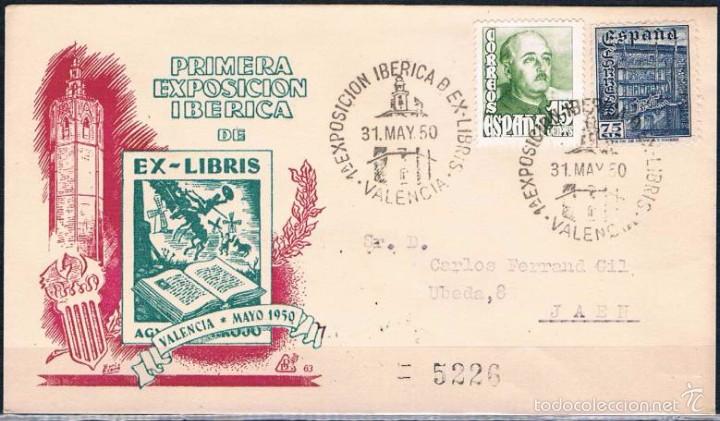 Sellos: 1949.- VALENCIA A JA&Eacute;N - Foto 1