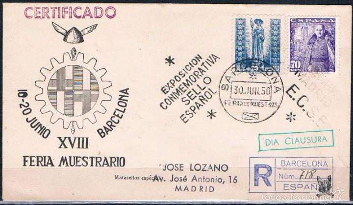Sellos: 1950.-  BARCELONA A MADRID - Foto 1