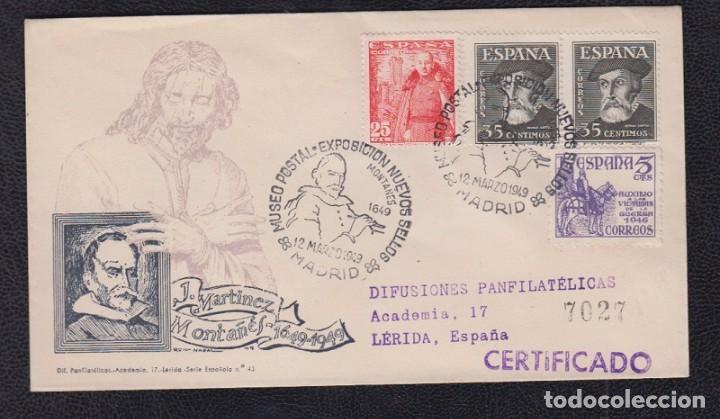 Sellos: 1949.- MADRID A L&Eacute;RIDA - Foto 1