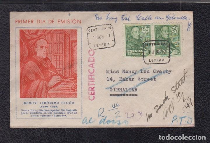 Sellos: 1947.- LERIDA A GIBRALTAR - Foto 1