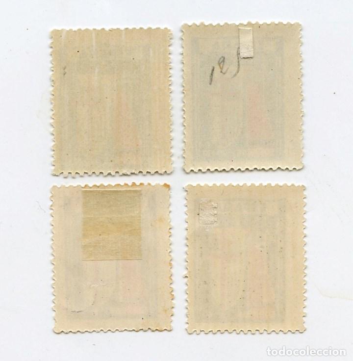 Sellos: 4 sellos Pro tuberculosis Cruz de Lorena 1943 - Foto 2