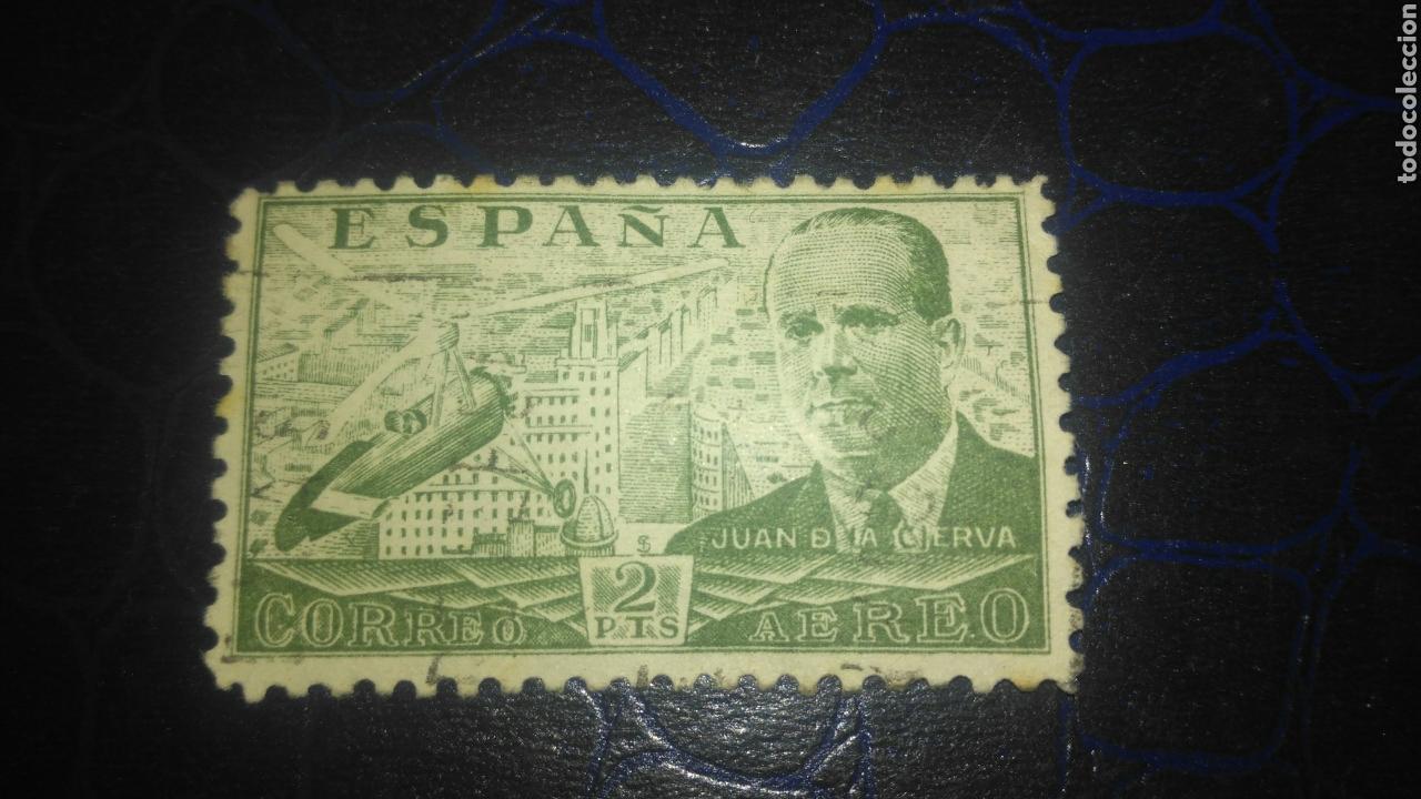Francobolli: SELLO JUAN DE LA CIERVA. 2 PESETAS. CORREO AEREO