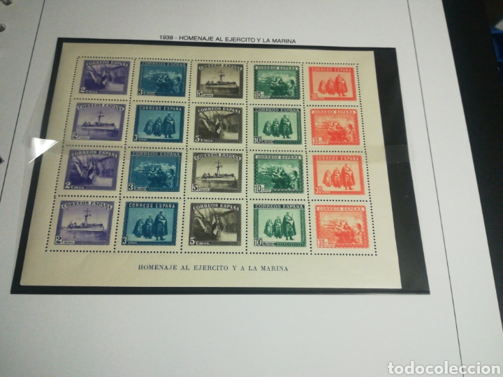 Sellos: 1938 homenaje al ejercito