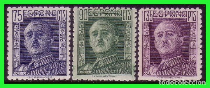 Francobolli: 1946 General Franco, EDIFIL n&ordm; 999 a 1001 * *