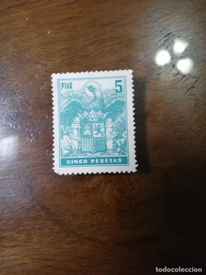 Sellos: TIMBRE DE 5 PTAS.- - Foto 1