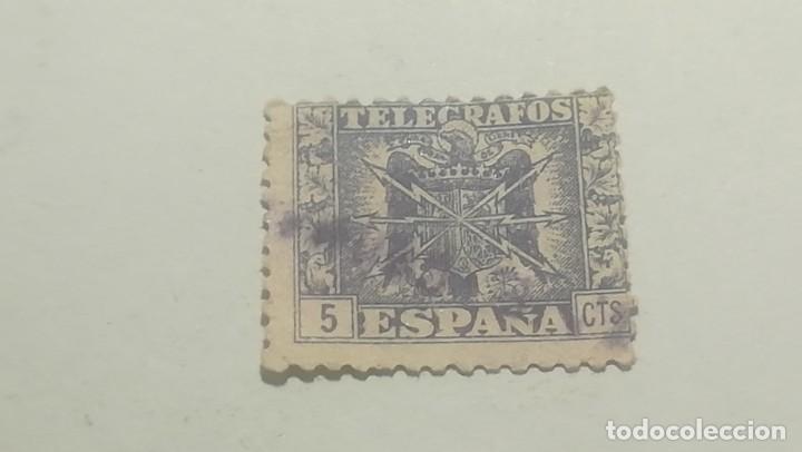 Sellos: Telegrafos 5 centimos - Foto 1