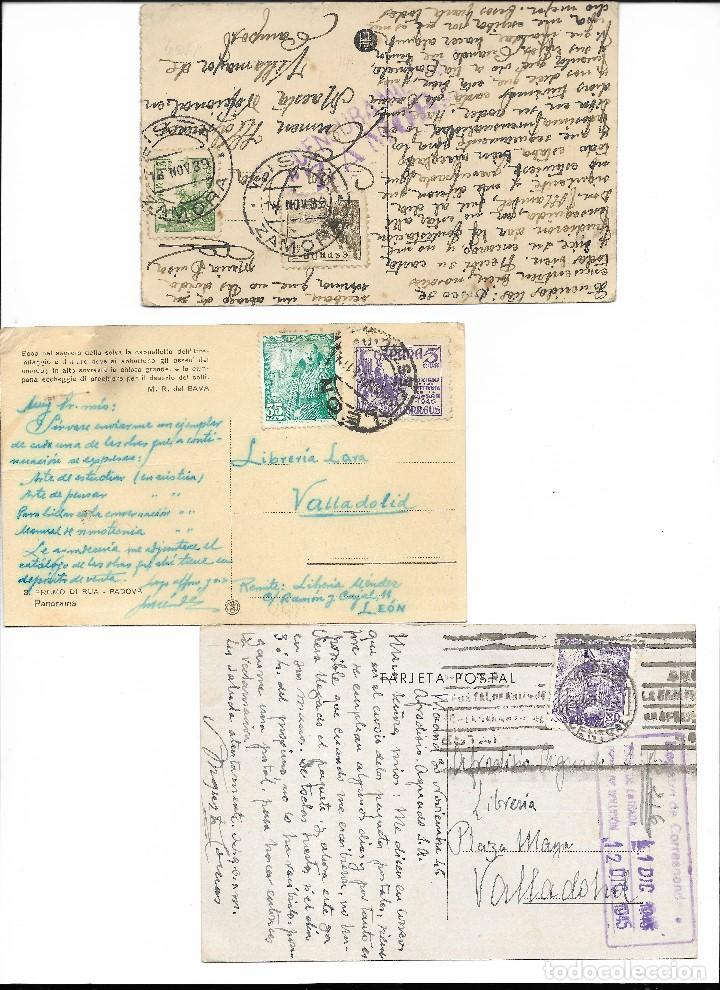 Sellos: Tres postales circuladas - Foto 2