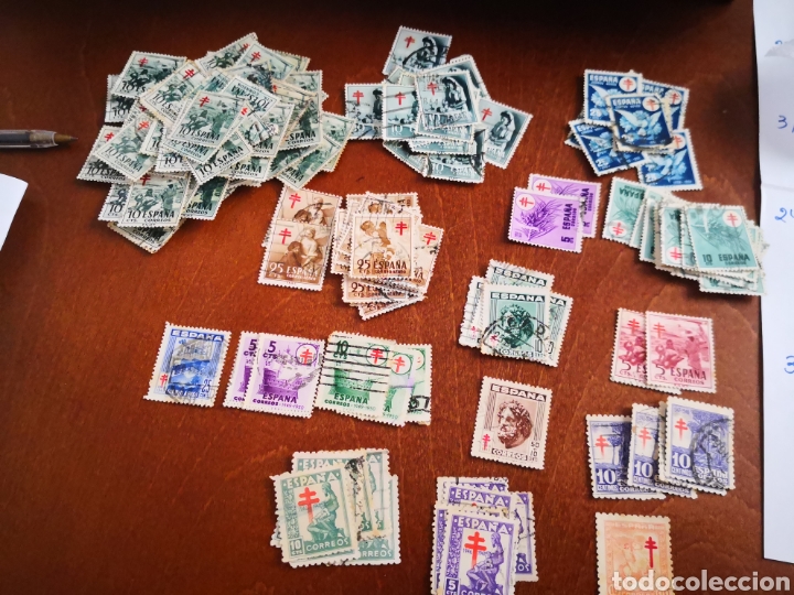 Briefmarken: LOTE m&aacute;s de 50 sellos