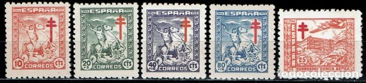 ESPAÑA 1944 - EDIFIL 984/988 (**) (Sellos - España - Estado Español - De 1.936 a 1.949 - Nuevos)