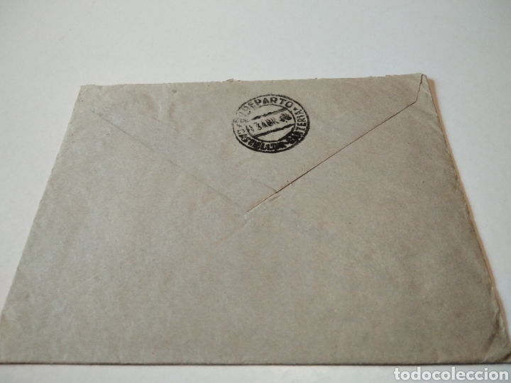 Sellos: Carta Benjam&iacute;n Colomer Castillo, Tabernes de Valldigna - Foto 2