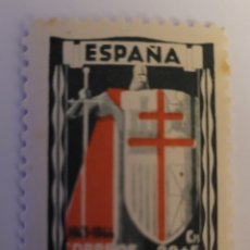 Sellos: SELLO DE ESPAÑA 1943. CONTRA LA TUBERCULOSIS 20+5 CTS. NUEVO. Lote 252578725