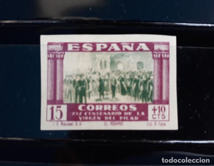 Sellos: EDIFIL 890 * SIN DENTAR VIRGEN DEL PILAR ESPAÑA 1940 - Foto 1 - 252980300