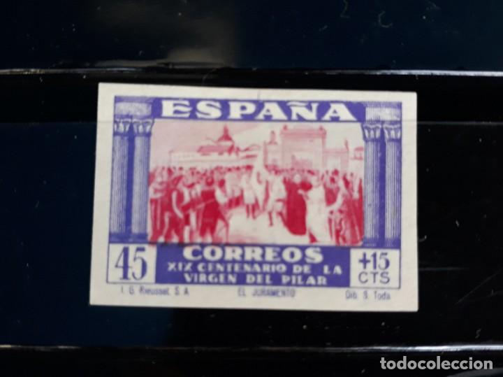 EDIFIL 894 * SIN DENTAR VIRGEN DEL PILAR ESPAÑA 1940