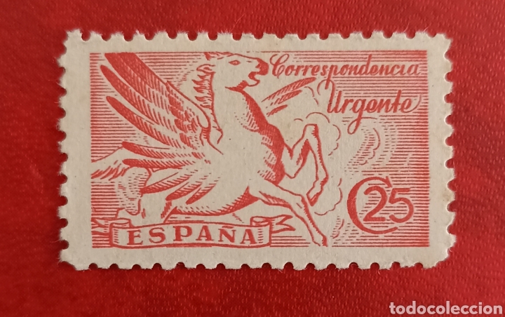 ESPAÑA N°952 MNH** PEGASO 1942 (FOTOGRAFÍA REAL) (Sellos - España - Estado Español - De 1.936 a 1.949 - Nuevos)