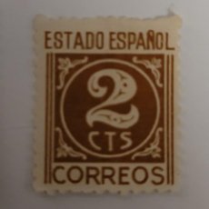 Selos: SELLO DE ESPAÑA 1937 - 40 CIFRAS. CID E ISABEL. 2 CTS EDIFIL 815. Lote 293798803