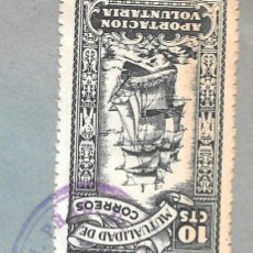 Sellos: 1946 CARTA SOBRE VALENCIA FRANQUICIA CORREOS SOBRE SELLO MUTUALIDAD DE CORREOS