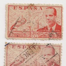 Sellos: ESPAÑA - 1939 LOTE 3 SELLOS JUAN DE LA CIERVA - EDIFIL 880-881-884 - USADOS