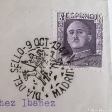 Sellos: MADRID A ALBACETE. DÍA DEL SELLO, 9 OCTUBRE 1947. MADRID. SELLO 1,35 PTAS.. Lote 317218083
