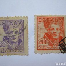 Sellos: SELLOS ESPAÑA 1942 IV CENTENARIO SAN JUAN DE LA CRUZ EDIFIL 954,955. Lote 322868663