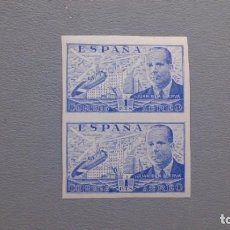 Sellos: ESPAÑA - 1941-1947 - EDIFIL 944S - SIN DENTAR - PAREJA - MNH** - NUEVOS - VALOR CATALOGO 50€